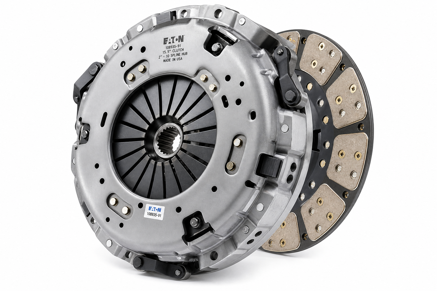EATON 108935-91AM Clutch - 15.5" Manual Adjust Evertough Aftermarket, 2" - 10 Splines