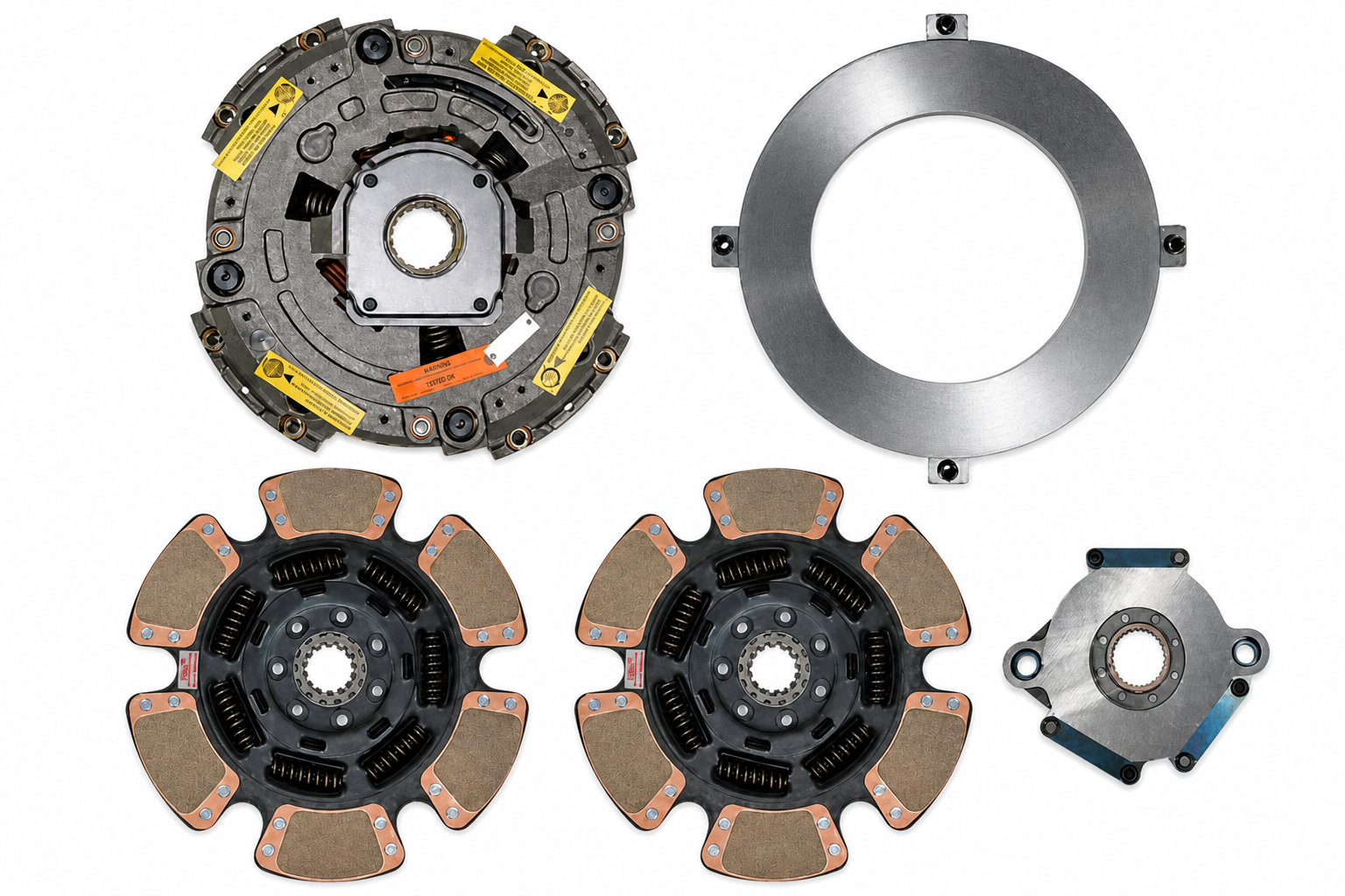EATON 122002-35A Clutch - 15.5 Inch, Heavy-duty ECA Clutch and LCIB, Torque: 1850 Ft. Lbs.