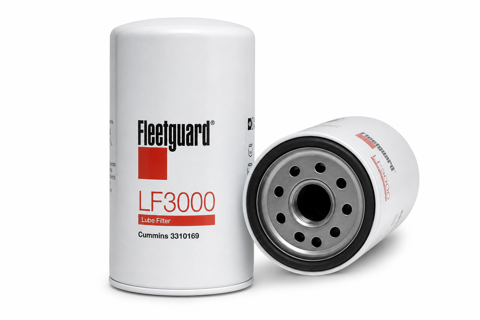 FLEETGUARD LF3000 Lube Filter, Spin-On