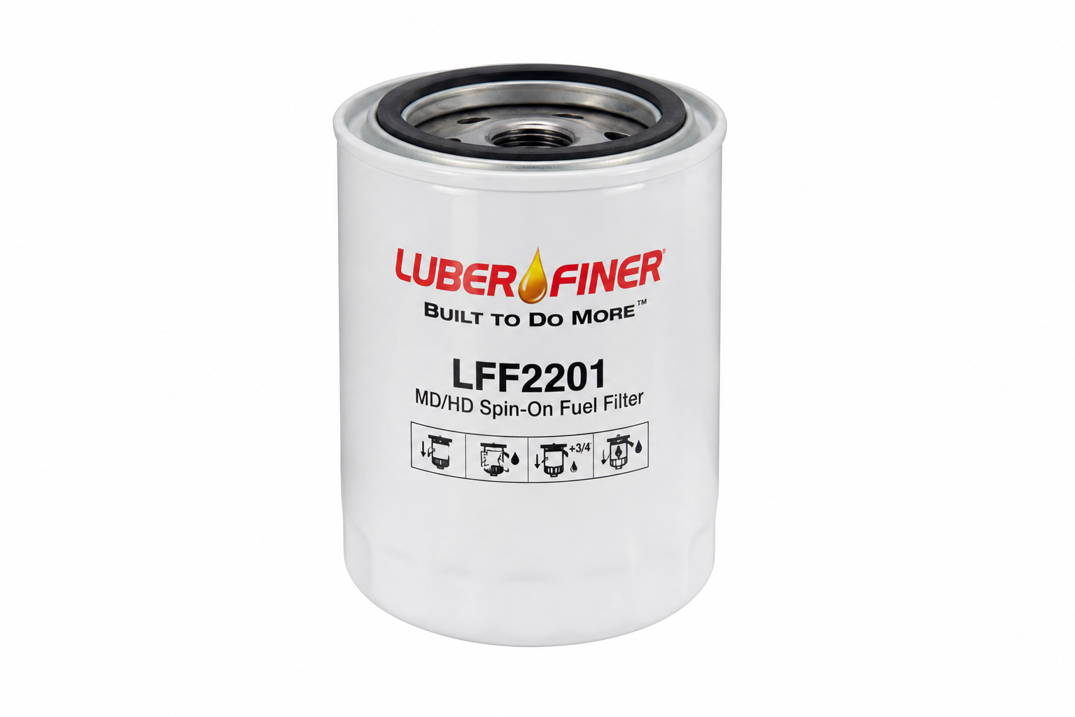 LUBER-FINER LFF2201 Luberfiner LFF2201 MD/HD Spin-On Fuel Filter
