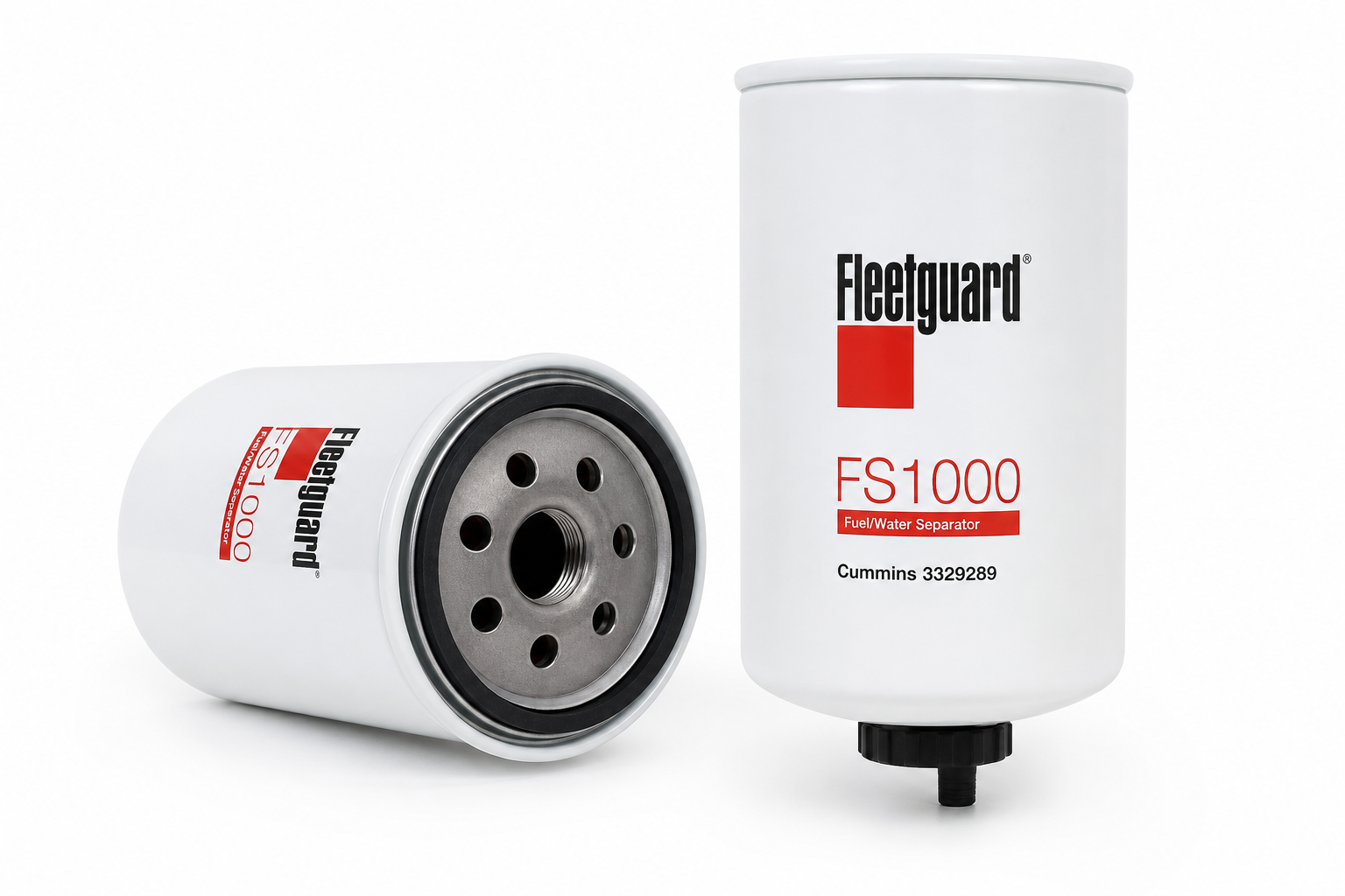FLEETGUARD FS1000 Fuel/Water Separator, Spin-On