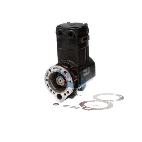 BENDIX 3558072X - Holset Air Brake Compressor - Remanufactured, 4-Hole Flange Mount, Water Cooling, 92.1 mm Bore Diameter